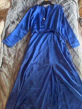 NSR Royal Blue Maxi Dress